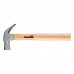 Молоток-гвоздодер, 450 г, боек 27 мм, деревянная рукоятка Sparta