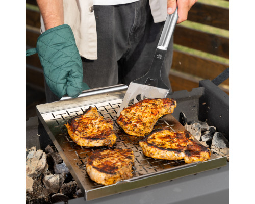 Набор приборов для барбекю, 5 шт, в алюминиевом кейсе, Camping Palisad (69579)