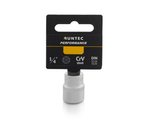 RUNTEC RT-H14S14 Головка торцевая RUNTEC CrV, 6PT, 1/4