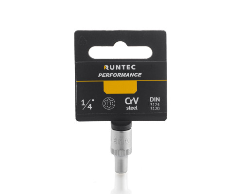 RUNTEC RT-H14SE6 Головка торцевая RUNTEC CrV, E-профиль, 1/4