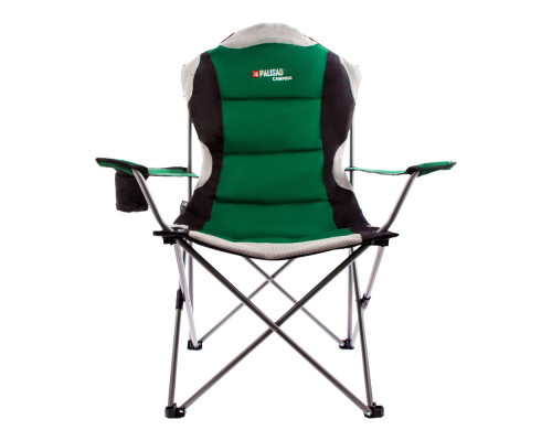 Кресло складное с подлокотниками и подстаканником, 60 х 60 х 110/92 см, Camping Palisad (69592)