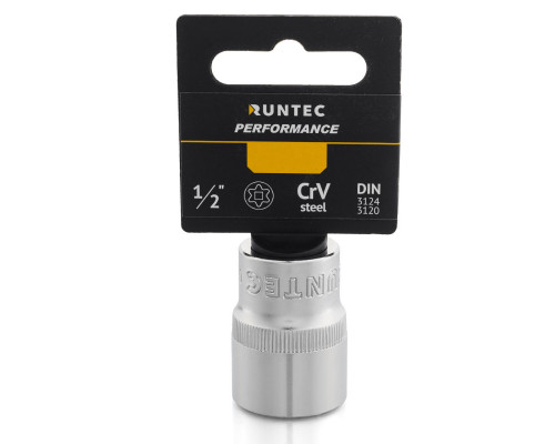 RUNTEC RT-H12SE22 Головка торцевая RUNTEC CrV, E-профиль, 1/2