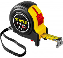 Рулетка 7.5 м х 25 мм Stabil Professional STAYER 34131-075