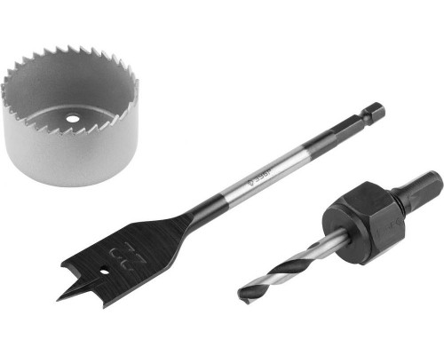 Набор для врезки замков 48 мм ЗУБР 2954-48-H3