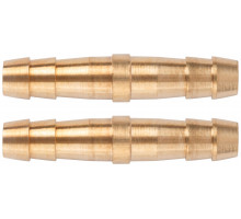 Адаптеры-соединители елочка 8 мм, латунь, 2 шт. (81117)