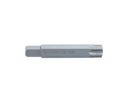 Бита, с шестигранным хвостовиком, 10 мм, T60, 75 мм, 1 шт, GARWIN PRO, 631035-T60