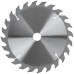 Диск пильный для циркулярных пил по дереву 185 х 20/16 х 24T (37738)