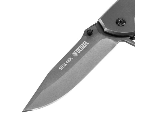 Нож складной, многоцелевой, системы Liner-Lock, с накладкой G10 на классической рукоятке Denzel (79207)