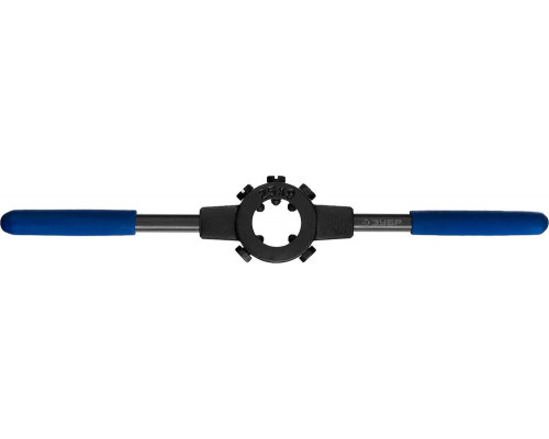 Плашкодержатель 25 мм для M8 сталь 45 со стопорными винтами Профессионал ЗУБР 28150-25