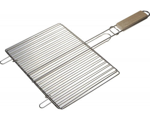 Плоская решетка-гриль Barbecue, 300 х 225 мм, нержавеющая сталь GRINDA 424733