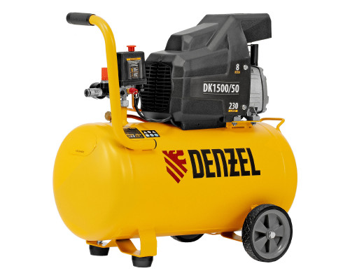 Компрессор воздушный DK1500/50, Х-PRO 1.5 кВт, 230 л/мин, 50 л Denzel (58064)