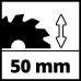 Пила торц. с площ Einhell TC-MS 3017 T, 2000Вт,305х30мм,пропил 170х85мм,сверху 50мм (4300347)