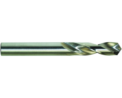 Сверло по металлу, DIN 1897, HSS-Co5, Тип N, d 7.50, золотистое, очень короткое (ZI-754981)