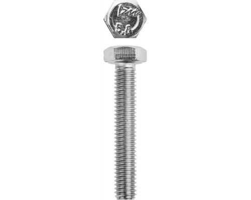 Болт M6 x 35 мм, кл. пр. 5.8, цинк, 5 кг, ГОСТ 7798-70 ЗУБР 303080-06-035