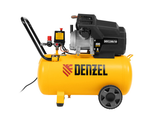 Компрессор воздушный DKV2200/50, Х-PRO 2.2 кВт, 400 л/мин, 50 л Denzel (58083)
