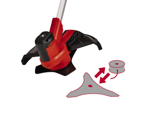 Коса аккумуляторная Einhell PXC AGILLO 18/200, 18В,нож+леска,вел.рукоятка + 1 акк.4 Ач + ЗУ 3 А (3411310SET)