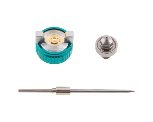 Краскораспылитель AG 810 HVLP, гравитационный, сопло 0.8 мм и 1 мм Stels (57361)