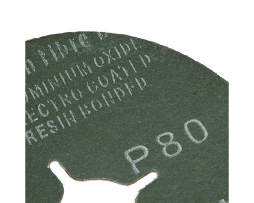 Круги фибровые 5 шт, Р 80, 115 х 22 mm Matrix (73904)