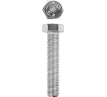 Болт M16 x 70 мм, кл. пр. 5.8, цинк, 5 кг, ГОСТ 7798-70 ЗУБР 303080-16-070