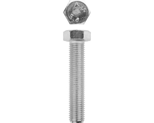 Болт M16 x 70 мм, кл. пр. 5.8, цинк, 5 кг, ГОСТ 7798-70 ЗУБР 303080-16-070