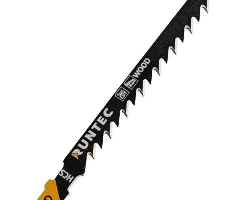 Пилки для лобзика по дереву T 144 D, HCS, 5 шт RUNTEC RT-T144D