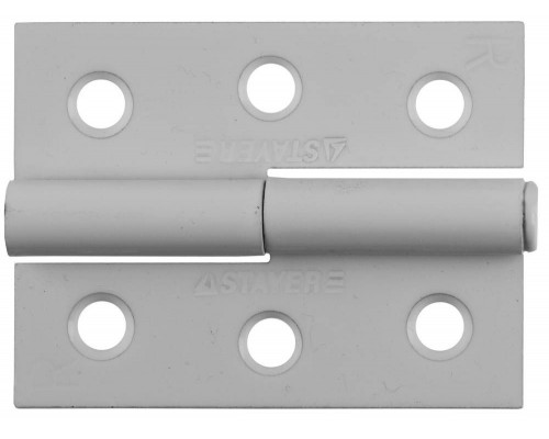 Петля карточная 65 x 48 x 2.0 мм, разъемная, правая, цвет белая STAYER 37613-65-2R