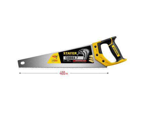 Ножовка универсальная Cobra 7, 400 мм STAYER Professional 1510-40_z02