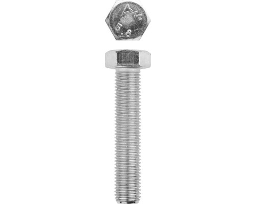 Болт M16 x 80 мм, кл. пр. 5.8, цинк, 5 кг, ГОСТ 7798-70 ЗУБР 303080-16-080