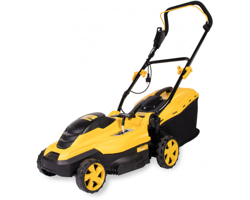Газонокосилка эл. CHAMPION EM3616 (1,6 кВт пласт.+ткань травосб. 45л ширина 360мм 20-70мм, 11,5кг) (EM3616)