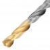 Набор сверл по металлу, 2-8мм, Р6М5К8-TiN, Golden Tip, 6 шт Denzel (723004)
