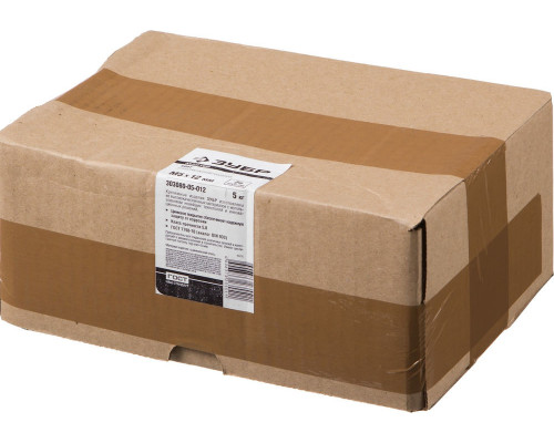 Болт M5 x 12 мм, кл. пр. 5.8, цинк, 5 кг, ГОСТ 7798-70 ЗУБР 303080-05-012