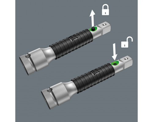 Удлинитель со стопором flexible-lock и гильзой свободного хода 3/8
