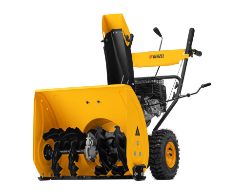 Бензиновая снегоуборочная машина SBM 610, 212 cc, ручной старт, фара Denzel (97653)