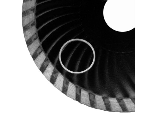 Диск алмазный, отрезной Turbo, 125 х 22.2 мм, сухая резка Sparta (731195)