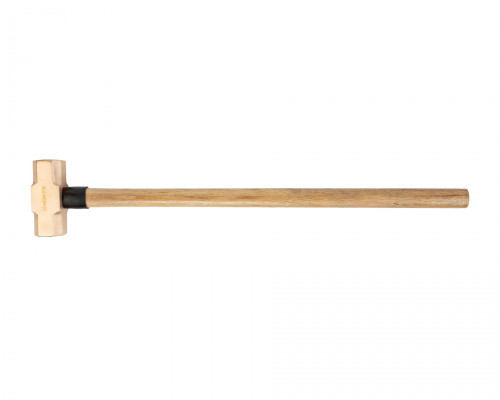 Кувалда 4 кг BeCu рукоятка дерево гикори искробезопасная 191G-1024, HORTZ