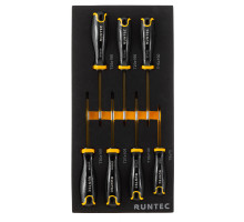 Набор отверток S2 TORX в ложементе EVA, 7 предметов RUNTEC RT-SD1TE7
