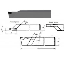 Резец Отрезной 16х10х100х4 ВК8