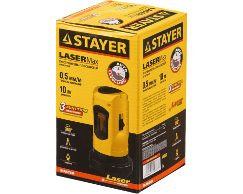 Лазерный нивелир 10 м Professional STAYER 34960