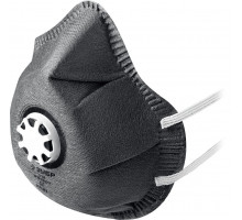 Полумаска фильтрующая ФГ-80 коническая, с угольным слоем, класс защиты FFP1, с клапаном выдоха ЗУБР 11168