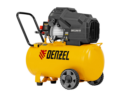 Компрессор воздушный DKV2200/50, Х-PRO 2.2 кВт, 400 л/мин, 50 л Denzel (58083)