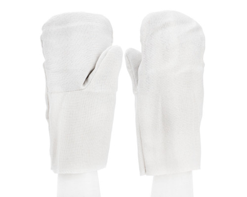 Рукавицы х/б двунитка, наладон двунитка, 1 размер Сибртех (68124)