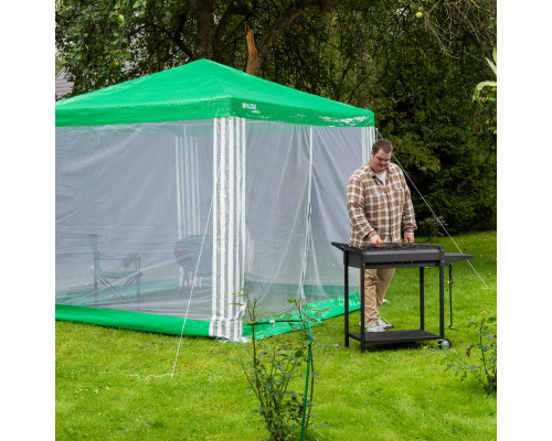Тент садовый с москитной сеткой, 2.5 х 2.5/2.4, Camping Palisad (69520)