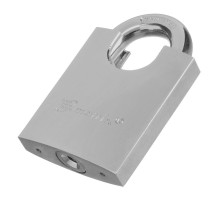 Замок навесной, защищенная дужка 60 мм Matrix (91806)