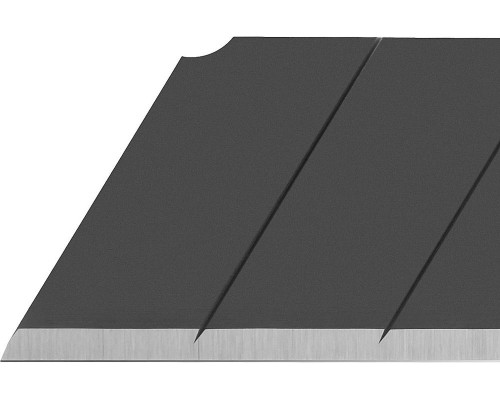Черные сегментированные лезвия EXCEL BLACK 25 мм, 5 шт, в пластиковом кейсе + блистер, особо острые OLFA OL-HBB-5B