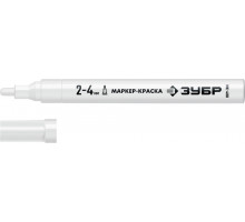 Маркер-краска МК-400 белый, 2-4 мм ЗУБР 06325-8