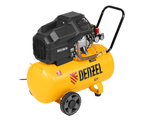 Компрессор воздушный DKV2200/50, Х-PRO 2.2 кВт, 400 л/мин, 50 л Denzel (58083)