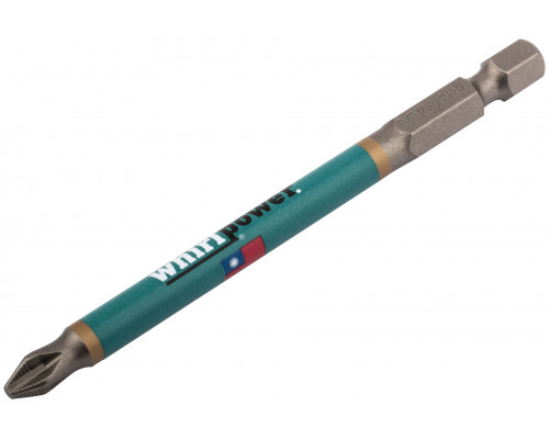 Биты WP, сталь S2, с насечкой, Профи, 90 мм PH2, 10 шт. (57580)