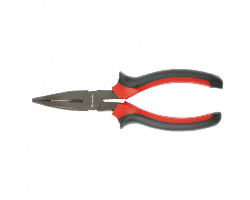 Длинногубцы изогнутые Black Nickel, 180 мм, двухкомпонентные рукоятки Matrix (17460)