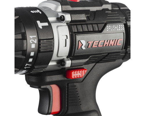 Дрель-шуруповерт ударная аккумуляторная TECHNIC 13 мм, 20В, 2*2Ач, 40Нм RUNTEC RT-ID40T