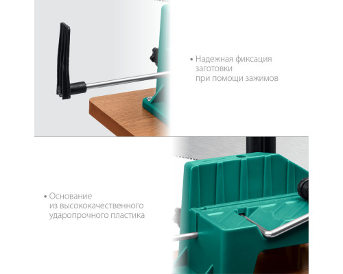 Стусло прецизионное поворотно-наклонное Alligator 3D, 600 мм KRAFTOOL 15451-600